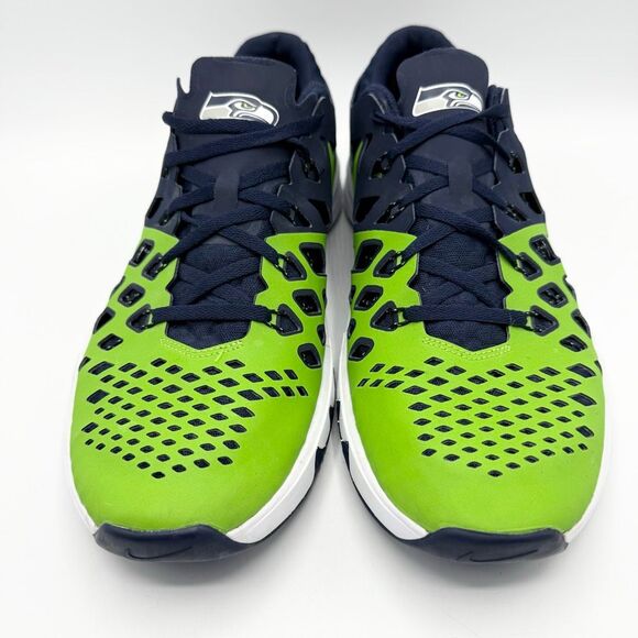 Nike Train Speed 4 AMP Shoes Men Sz 12 Blue Green Seattle Seahawks 848587-307 - Picture 3 of 16